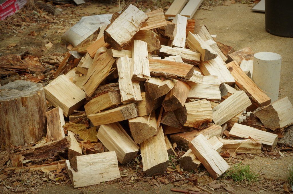 It's Not Work, It's Gardening! Wednesday woodpile